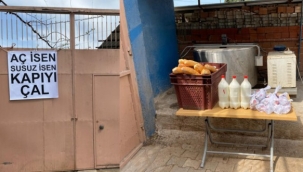 "Aç isen, susuz isen kapıyı çal"