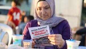 Akhisarlılar belediye iftarında buluştu