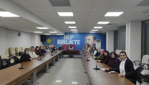 AKP kadın kolları aylık olağan toplantısı yapıldı