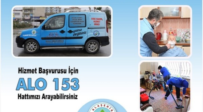 Alaşehir belediyesinden evde bakım hizmeti