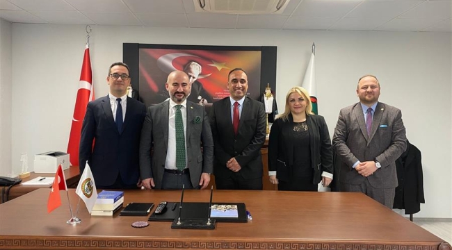 Baro başkanına bankacı ziyareti