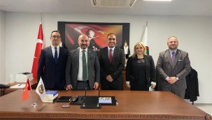 Baro başkanına bankacı ziyareti