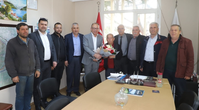 Başkan Akın'dan başkan Yaman'a ziyaret