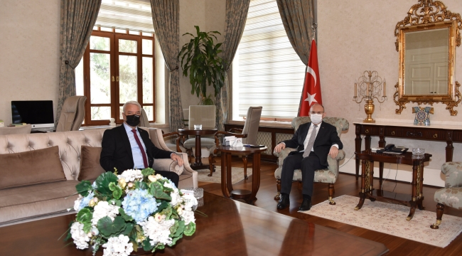 Başkan Bilgin vali Karadeniz'i ziyaret etti