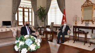 Başkan Bilgin vali Karadeniz'i ziyaret etti