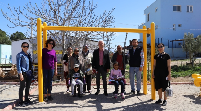 Başkan Bilgin Koldere'de parkı hizmete açyı