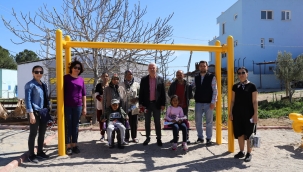 Başkan Bilgin Koldere'de parkı hizmete açyı