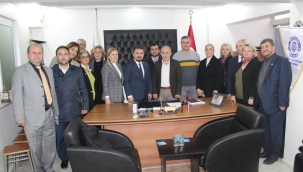 Başkan Eryılmaz,birgünde 9 esnaf odasını ziyaret etti