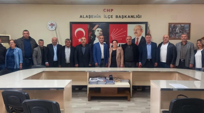 CHP Ağrı il başkanı Alaşehir'de