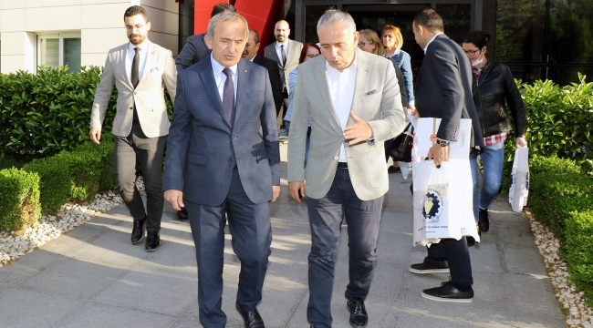 CHP heyeti borsa ve TSO'yu ziyaret etti