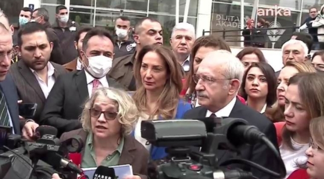 CHP Lideri et ve süt kurumunda içeri alınmadı