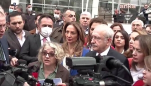 CHP Lideri et ve süt kurumunda içeri alınmadı