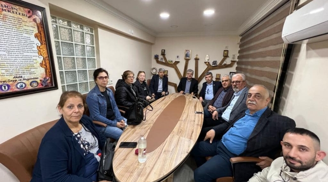 CHP'liler esnaf odası başkanını ziyaret etti