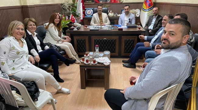 Deva Manisa il başkanı Tunçdirek'ın Akhisar ziyareti
