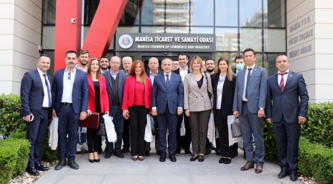 Deva partililer TSO ve baroyu ziyaret etti