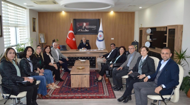 Emniyet müdürü Başaran'a CHP'liler polis haftası ziyareti