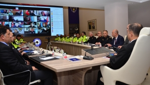 Emniyette aylık değerlendirme toplantısı
