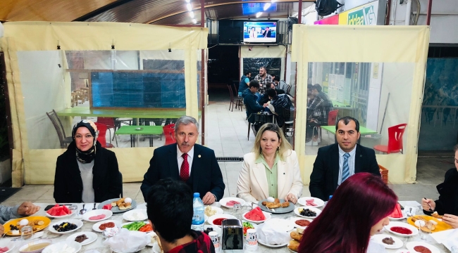 GP yönetim verilen iftarlara katıldı