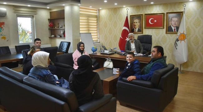 İl başkanı Hızlı'nın kabulleri