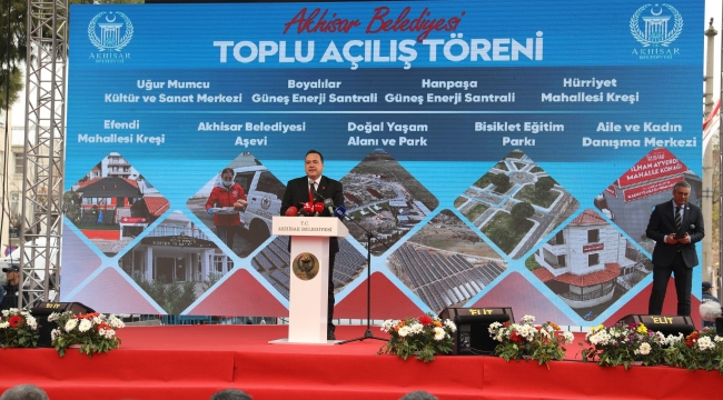 İşte Akhisarlıları gururlandıran hizmete açılan tesisler