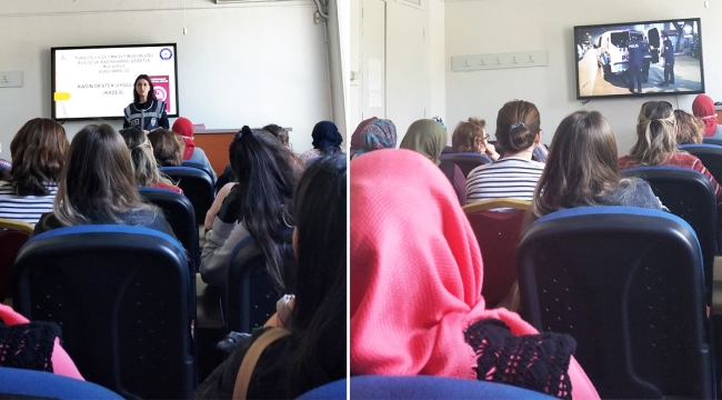 Kadına şiddetle mücadele semineri