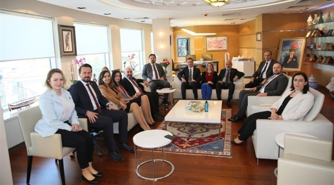 Manisa baro yönetimi TBB Sağkan'ı ziyaret etti