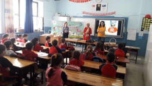 Öğrencilere "böcekleri seviyorum, doğayı koruyorum''eğitimi