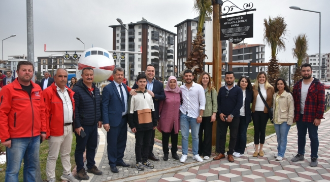 Şehit polis Çiğdem'ın adı parkta yaşayacak