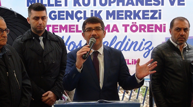 Şehzadeler kütüphane ve gençlik merkezi temeli atıldı