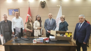 Üretici kadın çiftçilerden müdür Öztürk'e ziyaret