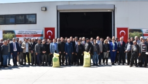 Üreticiler buğday dağıtım töreni