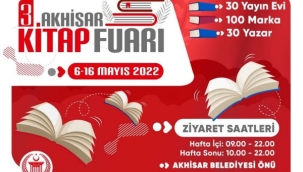 3.Akhisar kitap fuarı açılıyor