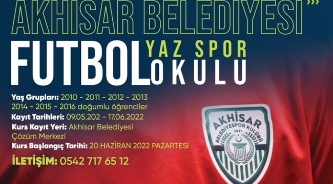 Akhisar belediyesi yaz spor okulu kayıtları başladı