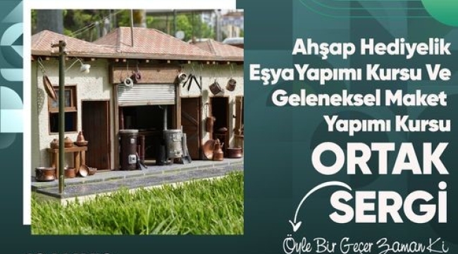 Akhisar'da ahşap hediyelik eşya sergisi açılıyor