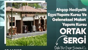 Akhisar'da ahşap hediyelik eşya sergisi açılıyor