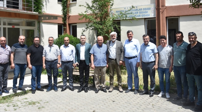 AKP il başkanı Hızlı,oda ziyaretlerini hızlandırdı