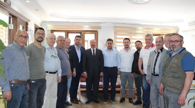 Akyüz'e hayırlı olsun ziyareti