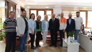 MESO Başkanı Akyüz'e hayırlı olsun ziyareti