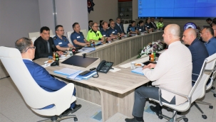 Aylık değerlendirme ve koordinasyon toplantısı yapıldı