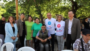 Başkan Akın engellilerle buluştu