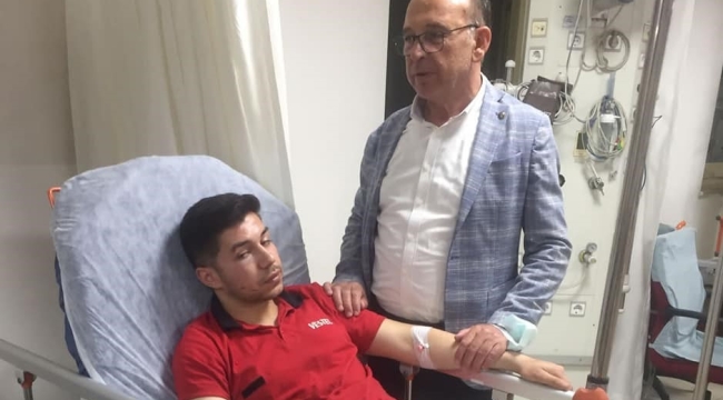 Başkan  Akın işçileri yalnız bırakmadı