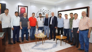 Başkan Bulgay'dan başkan Bilgin'e ziyaret