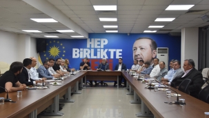 Başkan Hızlı ilçe başkanları toplandı