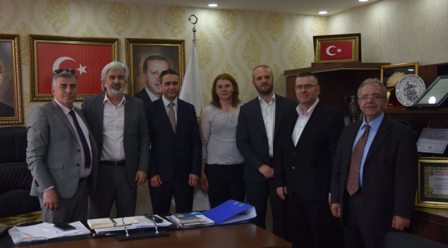 Başkan Hızlı,Makedonya ve Mavrova heyetiyle görüştü