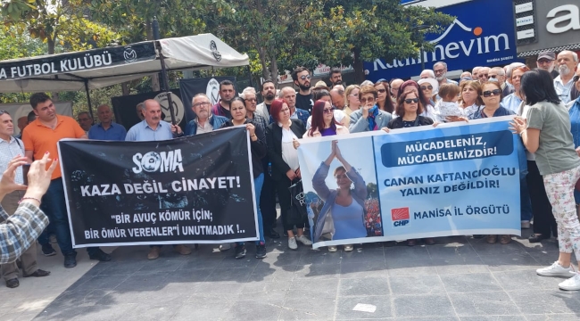 CHP'liler Kaftancıoğlu'na verilen cezayı protesto etti