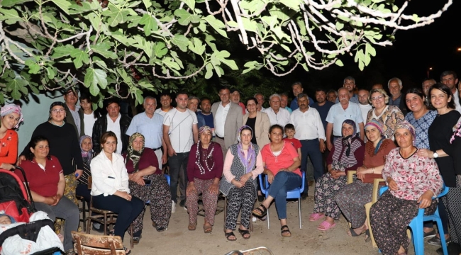 CHP'lilerin ziyaretine başkan Öküzcüoğlu'da katıldı
