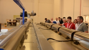 Heyet fuarda inlemelerde bulundu