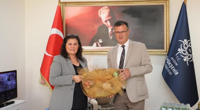İki başkan Aydın'da buluştu
