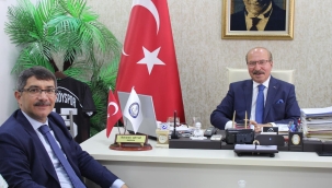 İki başkan esnafların sorunlarını konuştu