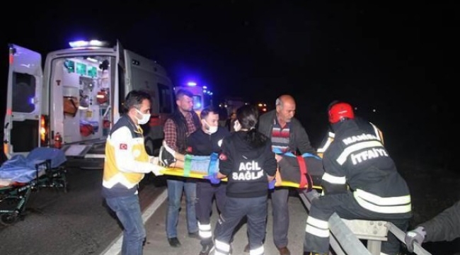 Kula'da kaza bir kişi öldü 7 kişi yaralandı